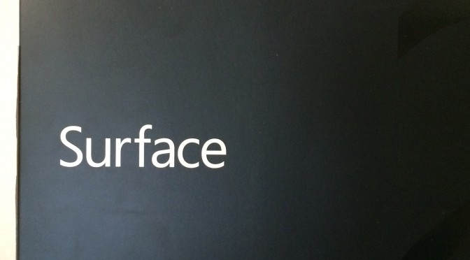 今更だけどSurface2を買ってみた